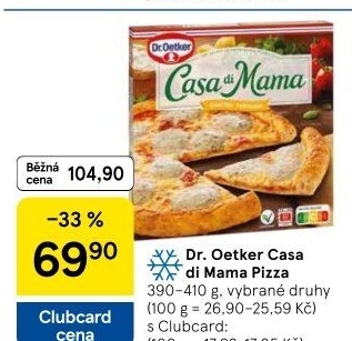 Pizza mražená Casa di Mama Dr. Oetker