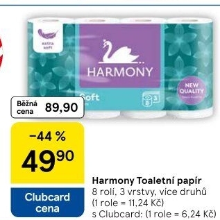 Toaletní papír 3vrstvý Harmony