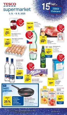 akční leták Tesco 3.9.2025-9.9.2025