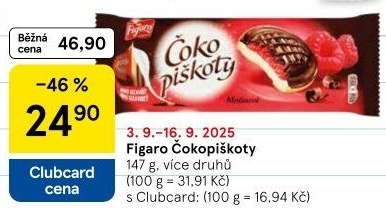 Čokopiškoty Figaro