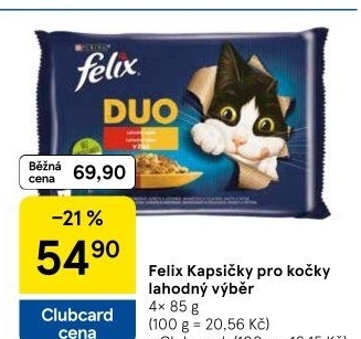 Kapsičky pro kočky Felix Purina