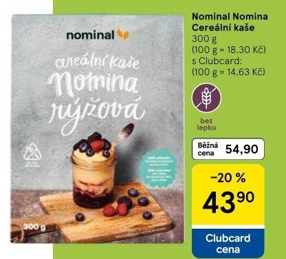 Kaše cereální Nominal