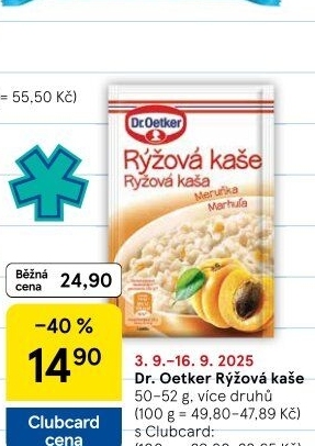 Kaše rýžová Dr. Oetker