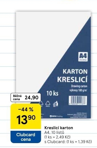 Kreslicí karton A4 Krpa