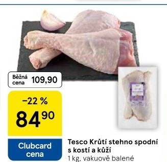 Krůtí stehna Tesco