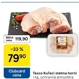 Kuřecí stehna Tesco