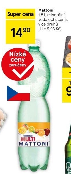 Ochucená voda Mattoni