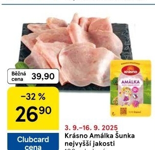 Šunka Amálka nejvyšší jakosti Krásno
