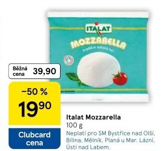 Sýr Mozzarella Italat