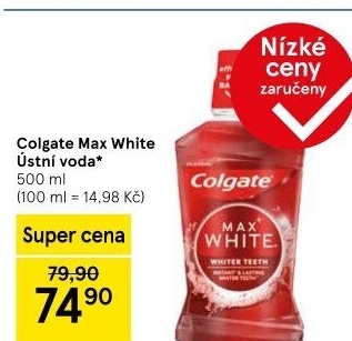 Ústní voda Max White Colgate
