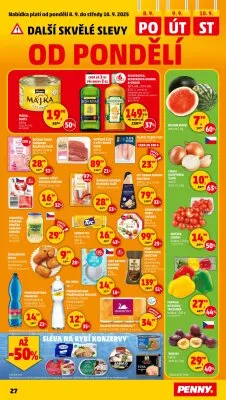 akční leták Penny Market 4.9.2025-10.9.2025