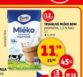 TRVANLIVÉ MLÉKO BONI