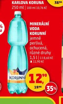 MINERÁLNÍ VODA KORUNNÍ