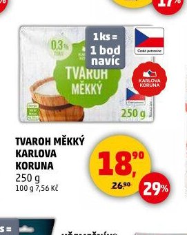 Tvaroh měkký Karlova Koruna