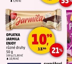 OPLATKA JARMILA ENJOY různé druhy