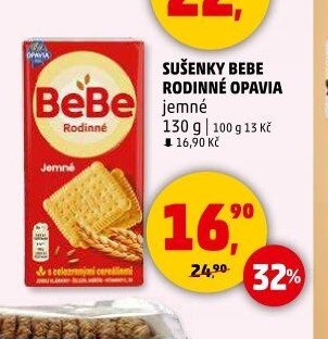 SUŠENKY BEBE RODINNÉ OPAVIA jemné