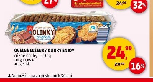 OVESNÉ SUŠENKY OLINKY ENJOY různé druhy