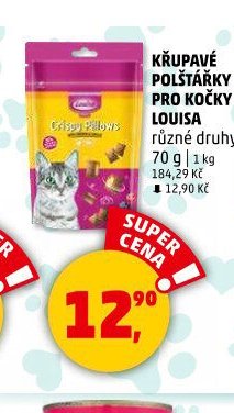 KŘUPAVÉ POLŠTÁŘKY PRO KOČKY LOUISA
