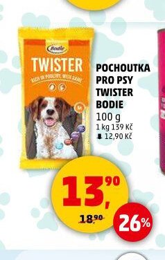 POCHOUTKA PRO PSY TWISTER BODIE