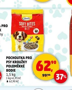 POCHOUTKA PRO PSY KROUŽKY POLOMĚKKÉ BODIE