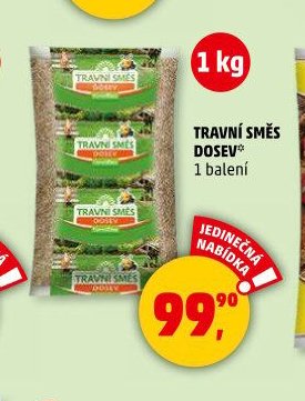 TRAVNÍ SMĚS DOSEV