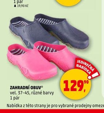 ZAHRADNÍ OBUV