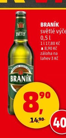 BRANÍK světlé výčepní