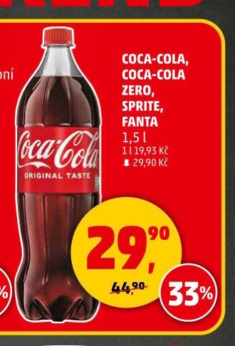 COCA-COLA, COCA-COLA ZERO, SPRITE, FANTA