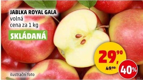 Jablka Royal Gala