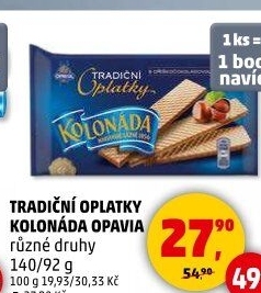 Oplatky Kolonáda Opavia