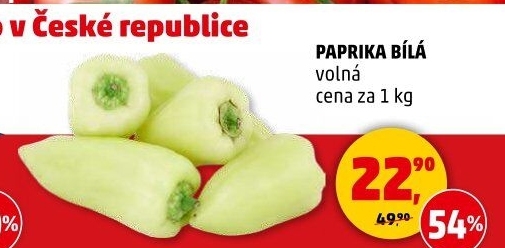 Paprika bílá
