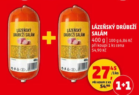 Salám drůbeží lázeňský