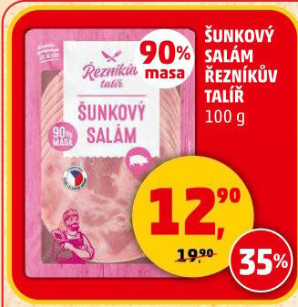 Salám šunkový Řezníkův talíř