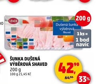 Šunka vepřová dušená LE&