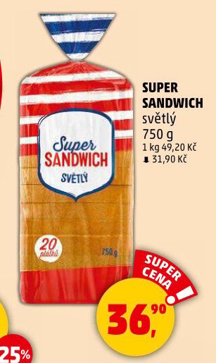 Super sandwich Karlova Koruna