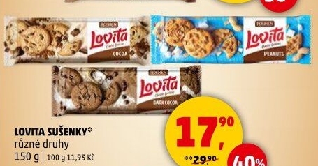 Sušenky Lovita Roshen