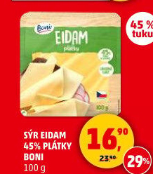 Sýr Eidam 45% Boni