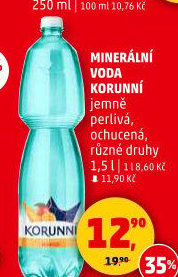 Voda ochucená Korunní