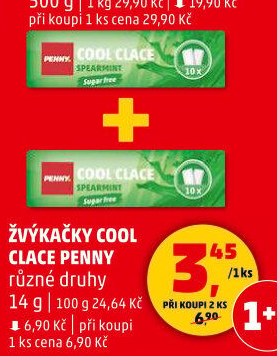 Žvýkačky Cool Clace Penny