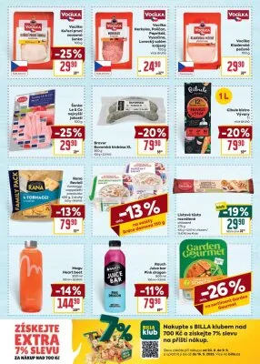 akční leták BILLA 3.9.2025-9.9.2025