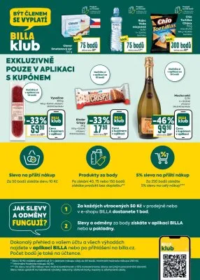 akční leták BILLA 3.9.2025-9.9.2025