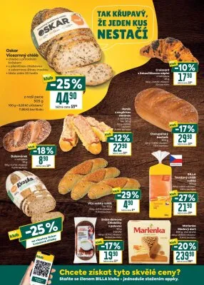 akční leták BILLA 3.9.2025-9.9.2025