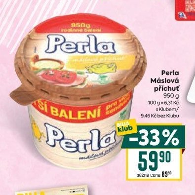 Perla Máslová příchuť