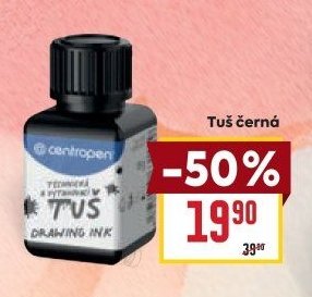 Tuš černá