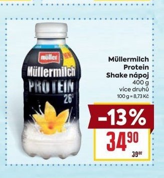 Müllermilch Protein Shake nápoj 400 g - BILLA akcniletaky.com