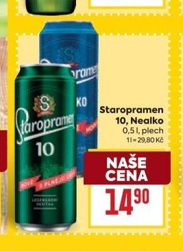 Staropramen 10, Nealko