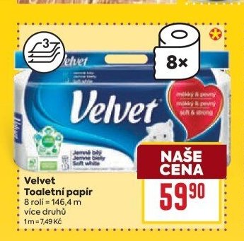 Velvet Toaletní papír