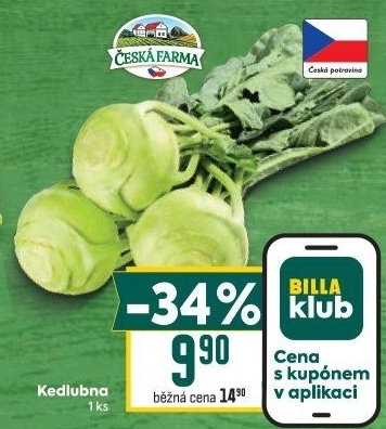 Kedlubna Česká farma