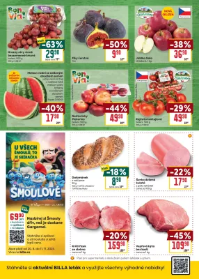 akční leták BILLA 3.9.2025-9.9.2025
