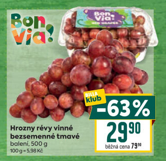 Hrozny tmavé bezsemenné Billa Bonvia